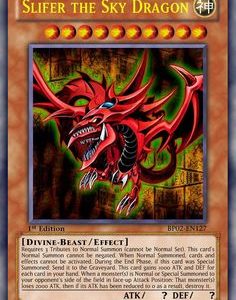 CD40 Cuadro decorativo Yu Gi Oh 29x19 MDF SLIFER EL DRAGON CELESTIAL